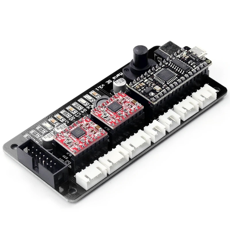New Eleksmana Se Xy 2 Axis Stepper Motor Driver Controller Board Control Panel For Diy Engraver |