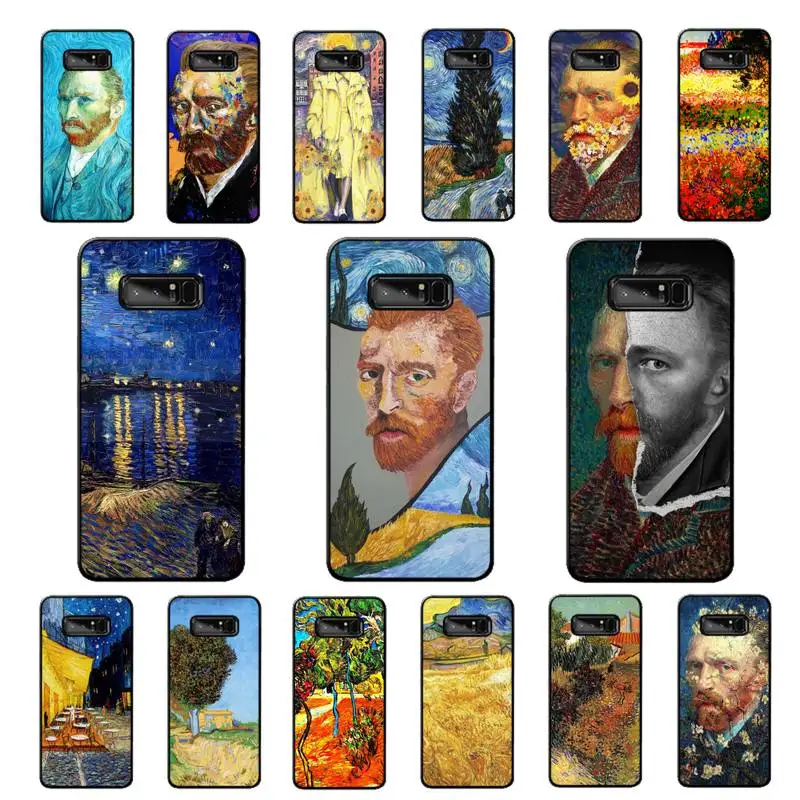 

MaiYaCa Vincent Van Gogh Starry Sky art Phone Case for Samsung note 3 4 5 7 8 9 10 pro plus lite 20 ultra