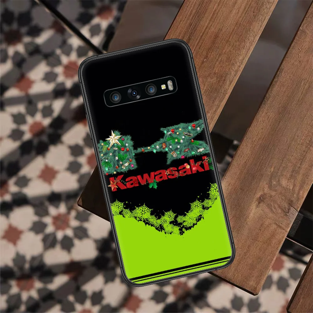 

Motorcycle brand Kawasakis Phone Case For Samsung Galaxy S 7 21 Note 8 9 10 20 E FE Plus Ultra black Prime Trend Cell Pretty