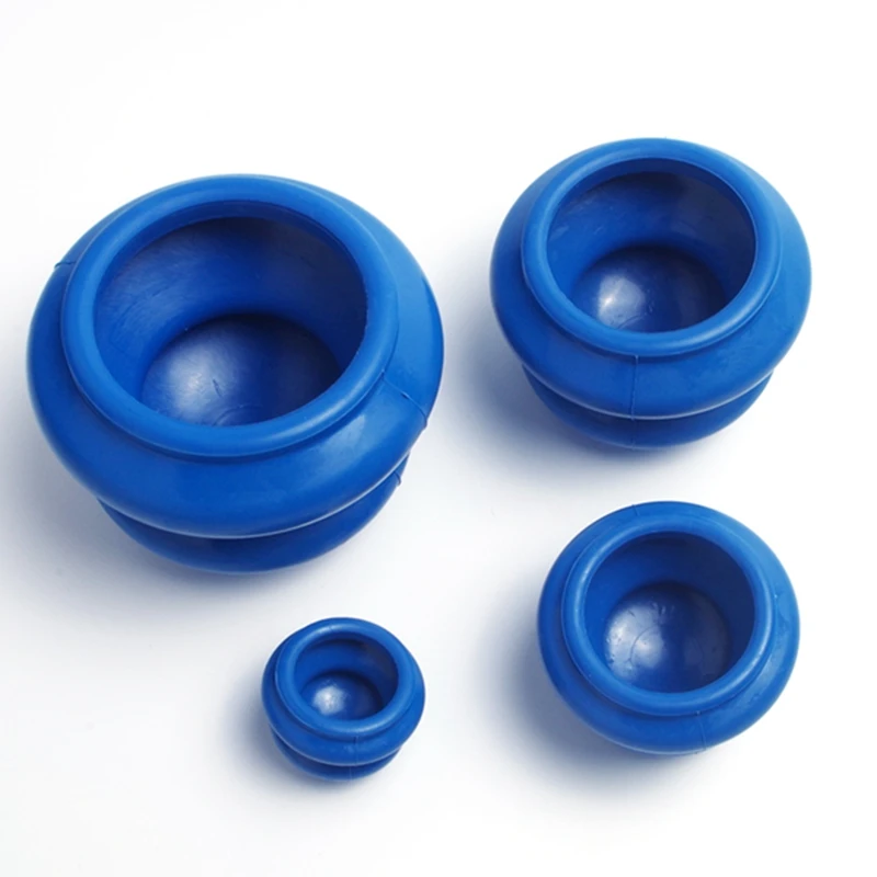 4 шт. набор для лечения натурального каучука маленькие медицинские банки терапии