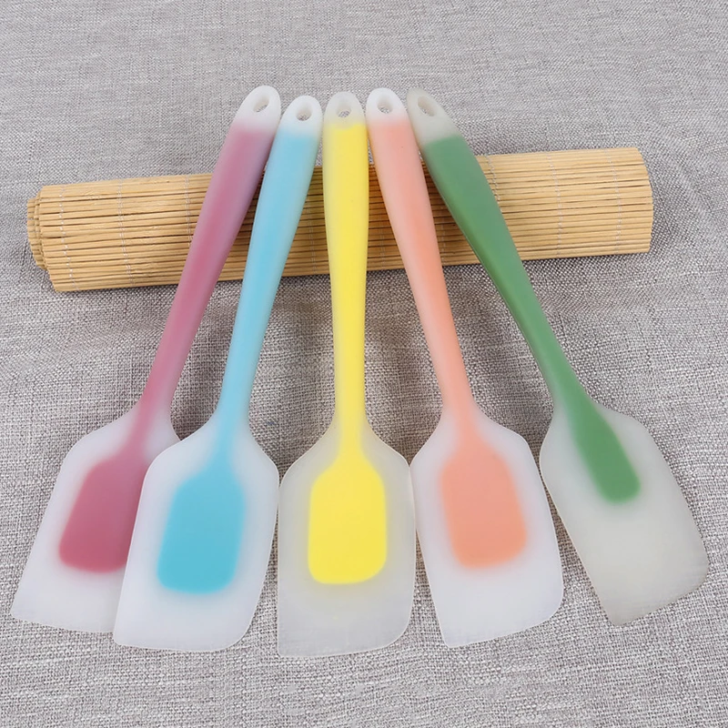 

Non-Scratch Silicone Cake Cream Spatula Scraper Baking Heat Resistant Soft Silicone Spatula Butter Cream Scraper Baking Tools