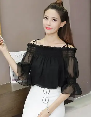 

2020 Women Short Sleeve red Shirt Top Garment