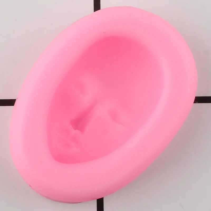 3D девушка уход за кожей лица силиконовые формы инструменты для украшения тортов