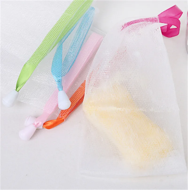 

1pcs Bathe Cleaning Gloves Soap Saver Bag Portable Foaming Mesh Non-slip Mesh Net For Foaming Bath Shower Travel Foaming Mesh