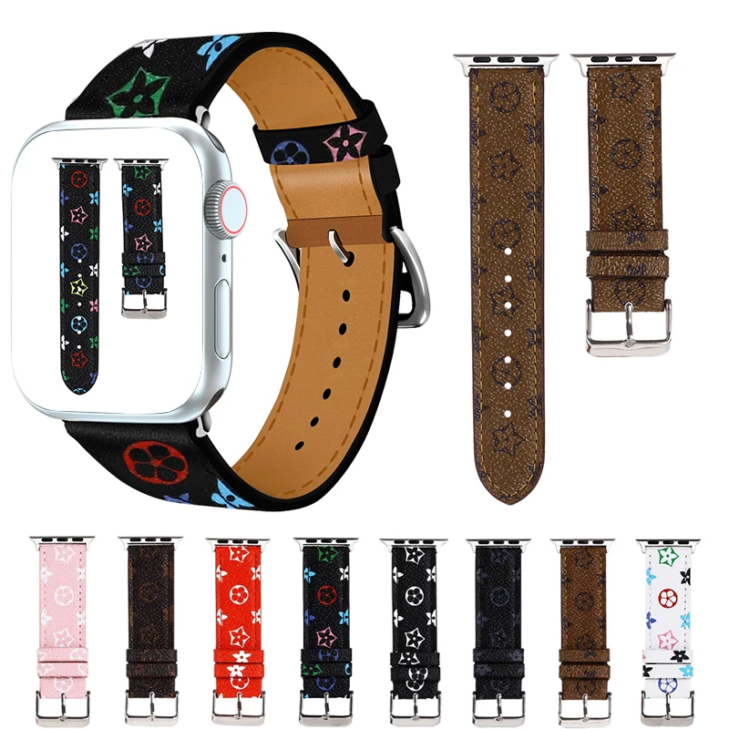 Retro Leather Watch Strap For Apple Watch Band 44mm 40mm 42mm 38mm Series 7 SE6/5/4/3/2/1 For Correa iWatch Bracelet Accessories