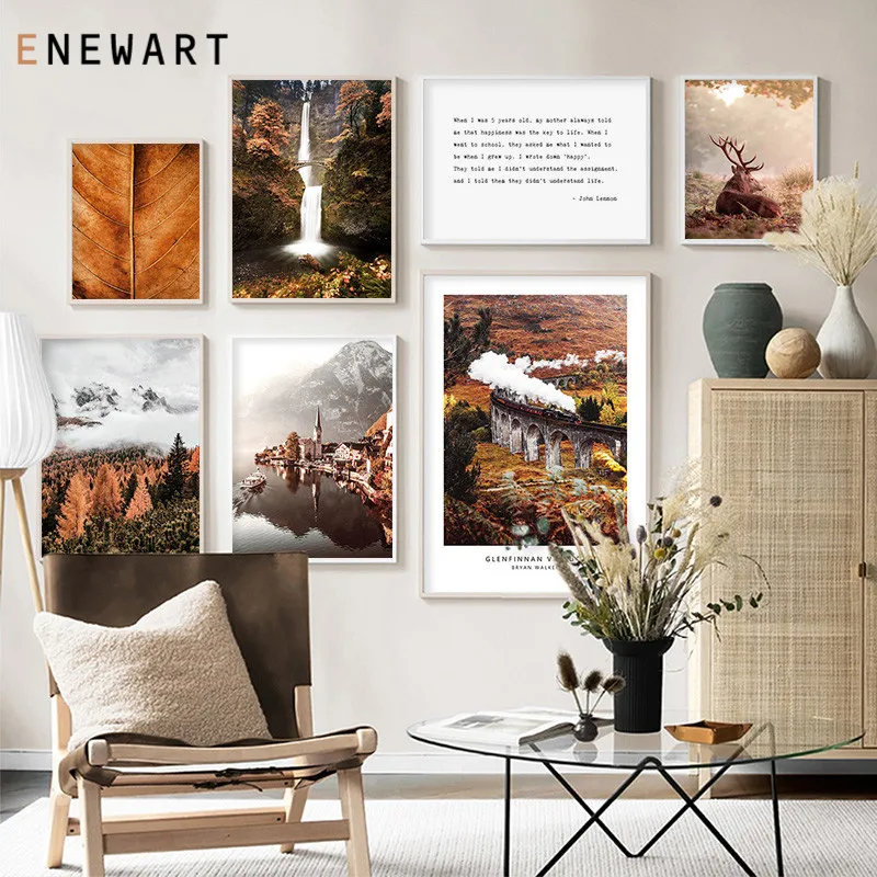 Фон для фотографий с изображением леса Листьев реки заката пейзажа | Дом и сад