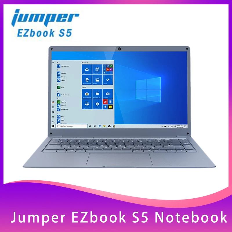 Jumper EZbook S5 14 0 дюймовый ноутбук Apollo N3350 6 ГБ DDR4L + 64 Гб eMMC Windows 10 1920*1080 FHD ультратонкий