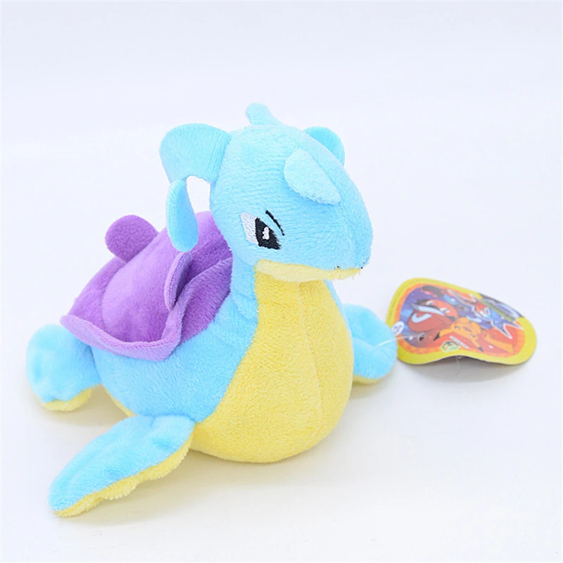 Мини покемон аниме плюшевые куклы Eevee Litten Vulpix Mudkip Lapras Cubone мультяшная плюшевая