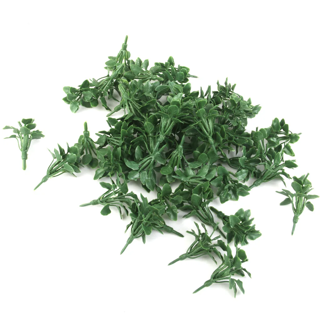 Зеленая модель наземного покрытия 150 шт. растения архитектура поезд диотома