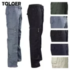 Брюки мужские тактические, хлопок, много карманов, армейские камуфляжные штаны-карго, стиль милитари