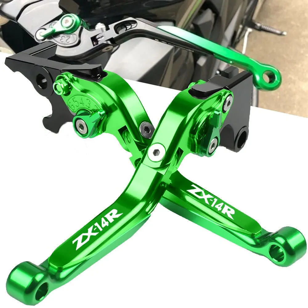 

Motorcycle Clutch Brake Lever Aluminum Adjustable Levers FOR KAWASAKI ZX14R ZX-14R 2006 2007 2008 2009 2010 2011 2012 2013-2016
