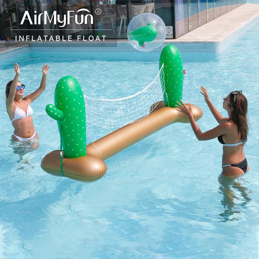 

AirMyFun надувные кактус набор для волейбола, весело водных видов спорта с кактусами для подростков, бассейн волейбольный матч С КАКТУСОМ пляжн...