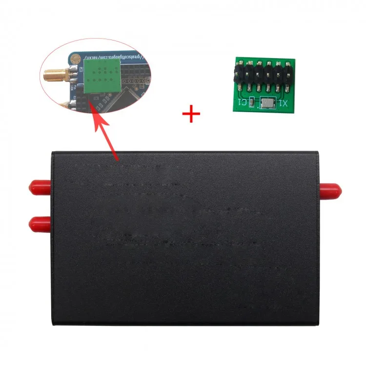 Günstig HackRF Ein Starter HackRF Eine SDR Mit Abschirmung Abdeckung Aluminium Shell + TCXO Simulieren GPS