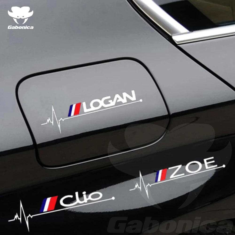 1 шт. Автомобильная масляная наклейка на бак для Renault Clio ZOE duster Megane Logan KADJAR Scenic Sandero