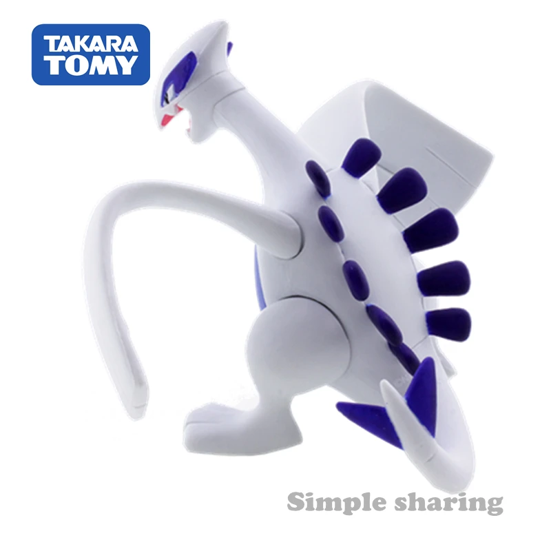 Takara Tomy Tomica Pokemon Pocket Monsters monglue Ex ehp _ 18 Lugia полимерная фигурка из аниме игрушки для