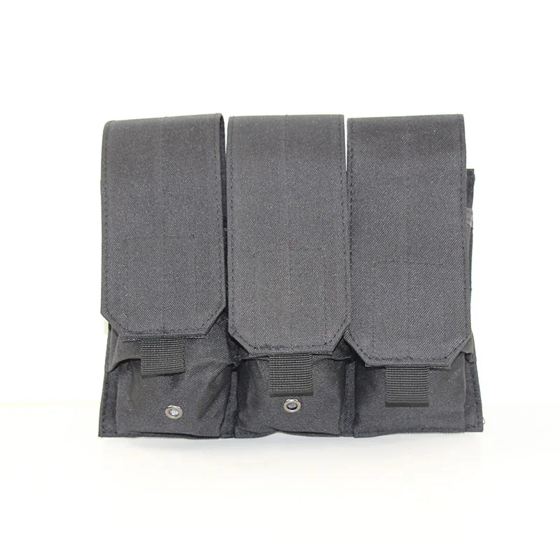 Tactical военный Nylon Molle Двойной Тройной Журнал Чехол для M4 M16 5 56 0 223 AK AR15 Airsoft Pistol Mag