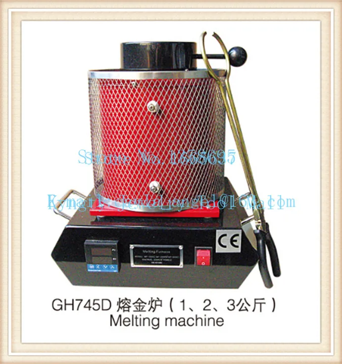 jewellery making jewelry Equipment 110V 2kg Mini Melting Furnace Gold Silver Melting Furnace Gold Machine