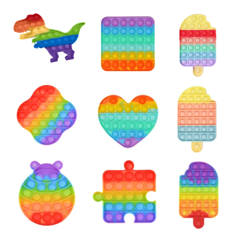 

Fitget игрушки PopI Game для взрослых и детей, пузырьковый фиджет с сенсорными элементами, особые потребности, игрушки для снятия стресса Popoit Figet