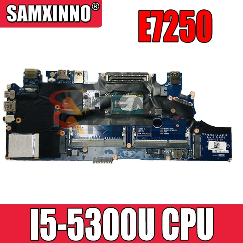 

Akemy для Dell Latitude E7250 материнская плата портативного компьютера с SR23X I5-5300U Процессор CN-0G9CNK G9CNK LA-A971P 100% тестирование