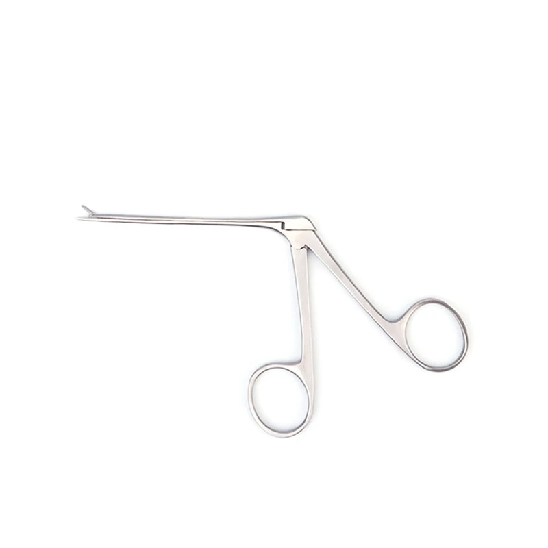 

Visible Micro Alligator Forceps Medical Grade Stainless Steel Curved Earpick Earwax Remover Tweezer Ear Cleaning Pliers