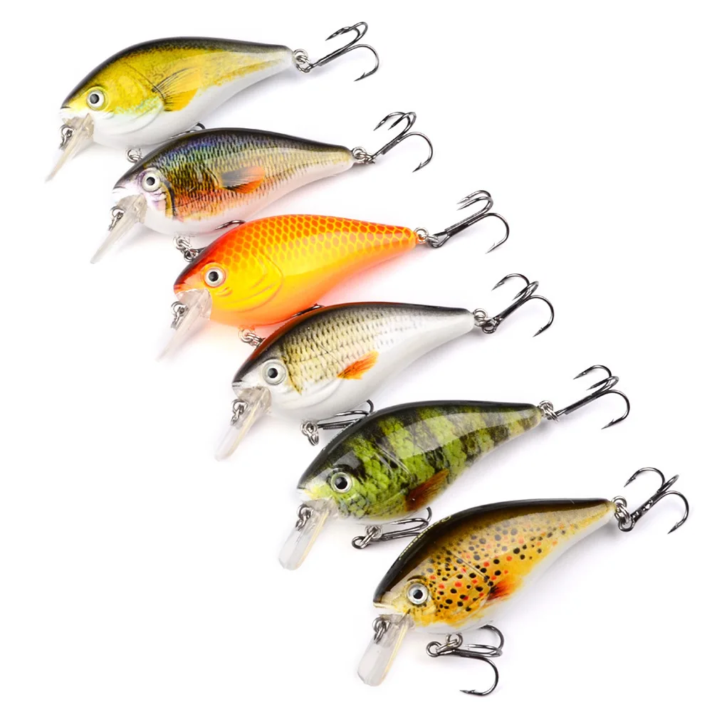 

1pcs 12.7g/76mm Swim Hard Bait Crankbait Fishing Bait Lures Mini Swimbait Wobble Lake River Ocean Swimming Bait Fish Bait Lure