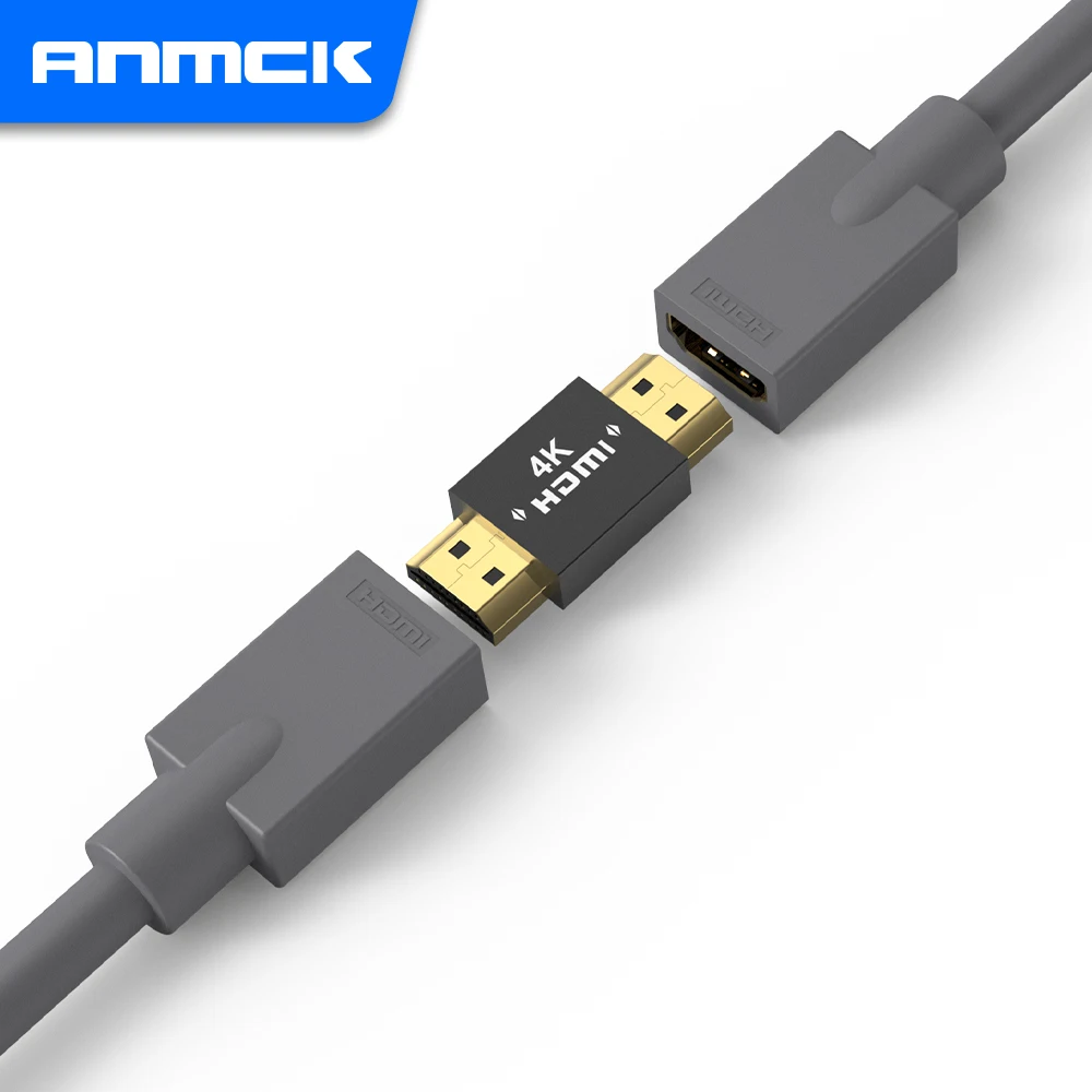 4k HDMI-совместимый кабельный преобразователь адаптер Hdmi удлинитель штекер-гнездо