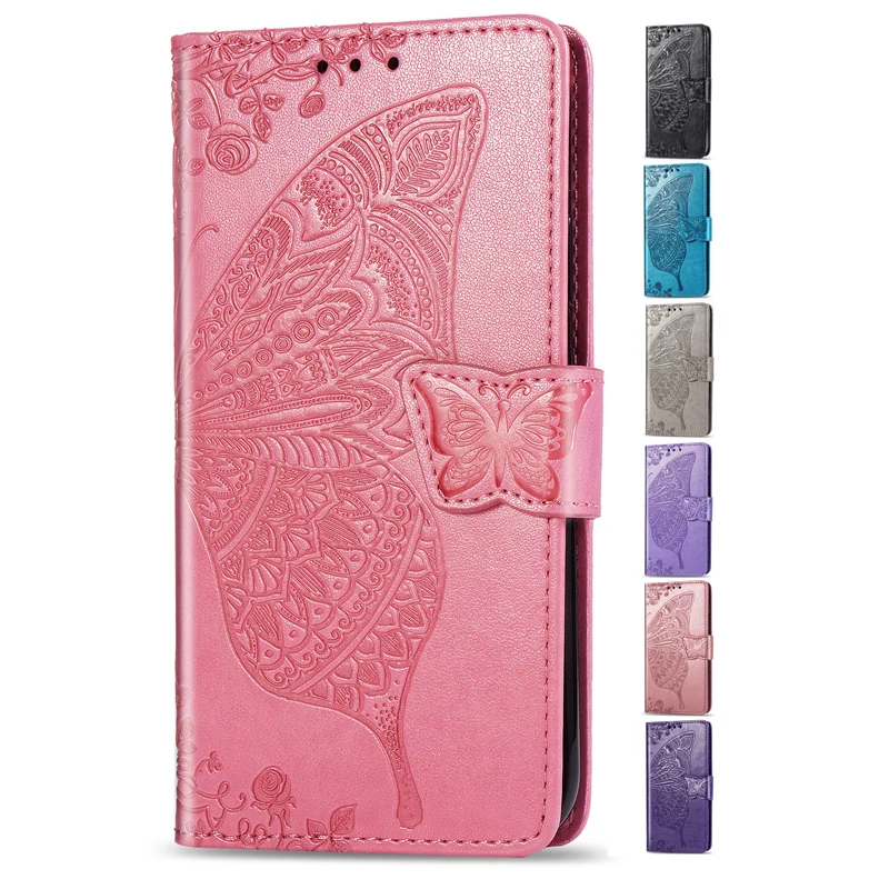 Leather Wallet Flip Case Slot Card For iPhone 11 Pro Max XR Xs 8 7 Plus 6P 6S Luxury Butterfly PU Cover | Мобильные телефоны и