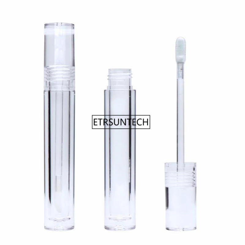 100 шт. пустые тюбики для блеска губ 7 8 мл круглые прозрачные с пустой палочкой F3864 |