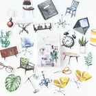 Наклейки на стену на холодильник, 40 шт.лот