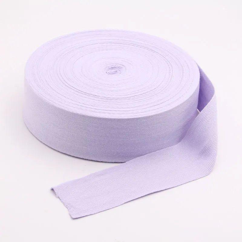 Light purple 3 м/лот 4,8 см ремень в елочку тканая хлопковая тесьма ткань швейный ремень для сумок аксессуар для одежды Сделай Сам LX730 - Цвет: Light purple