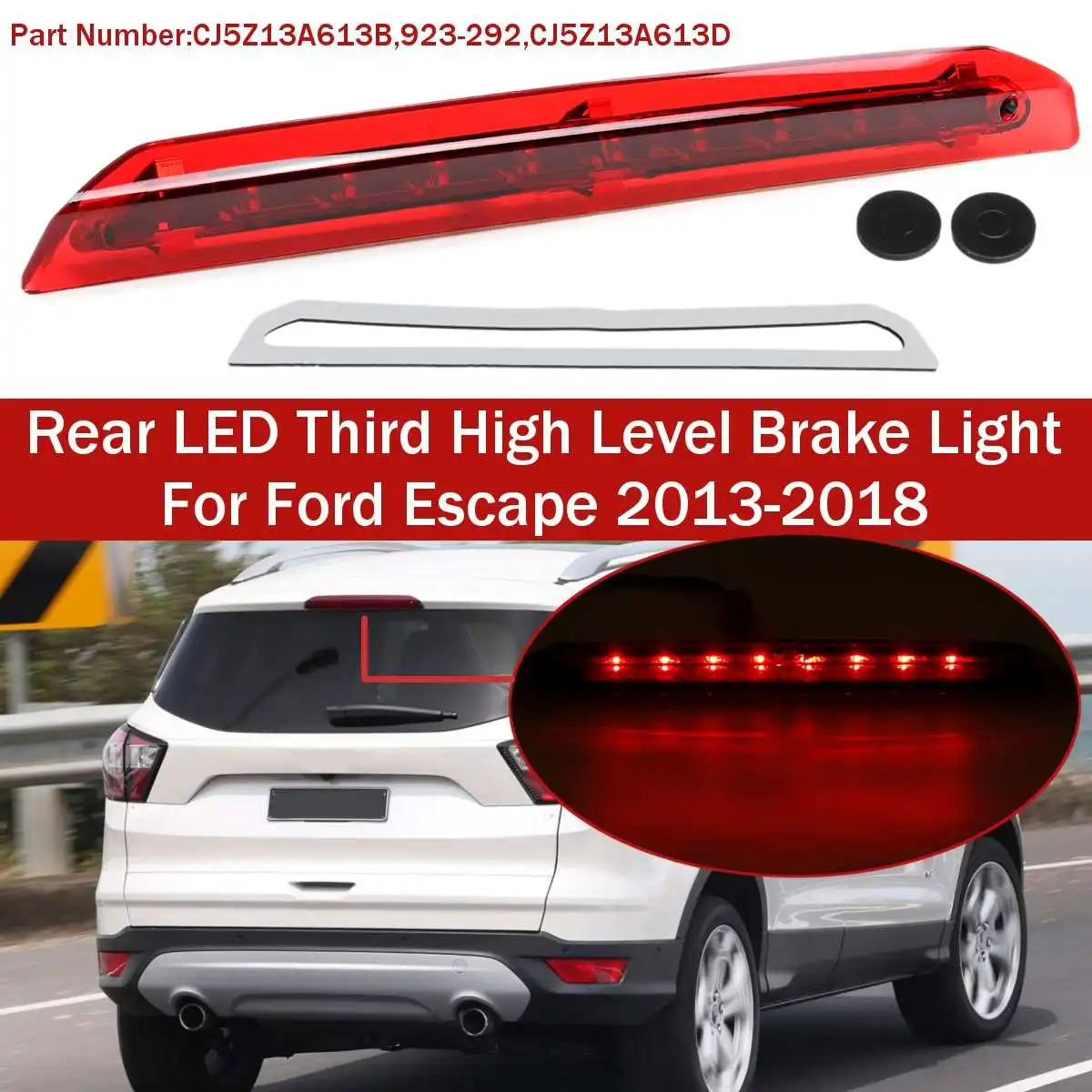 Автомобильный светодиодный стоп-светильник для Ford Escape 2013 2014 2015 2016 2017 2018
