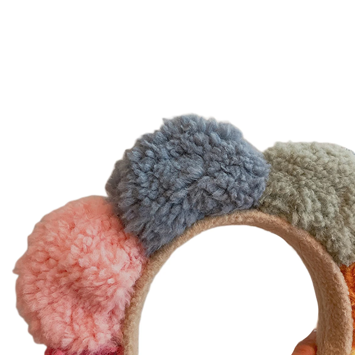 

Women Fashionable Head Hoop Multipurpose Headwear with Woolen Balls Cute Hair Accessories for Girls