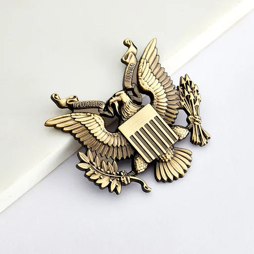 

Metal Bronze Eagle Auto Emblem Badge Motorcycle Fairing Decals Stickers Car Accessories
