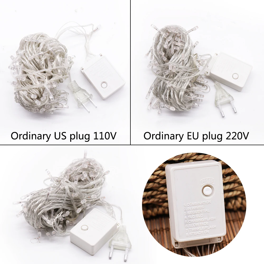 10 м гирлянды светодиодные светильник одежда для свадьбы дня рождения украшения