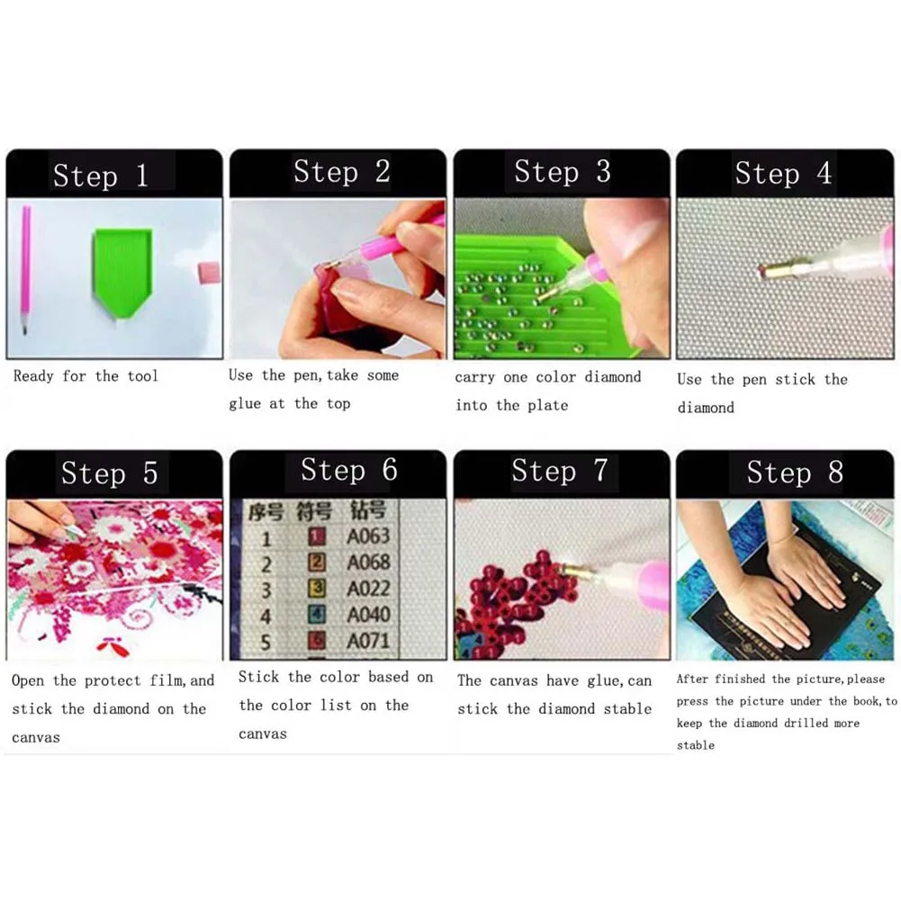 5D DIY алмазная живопись бабочка и корзина огненный цветок розовый крестиком