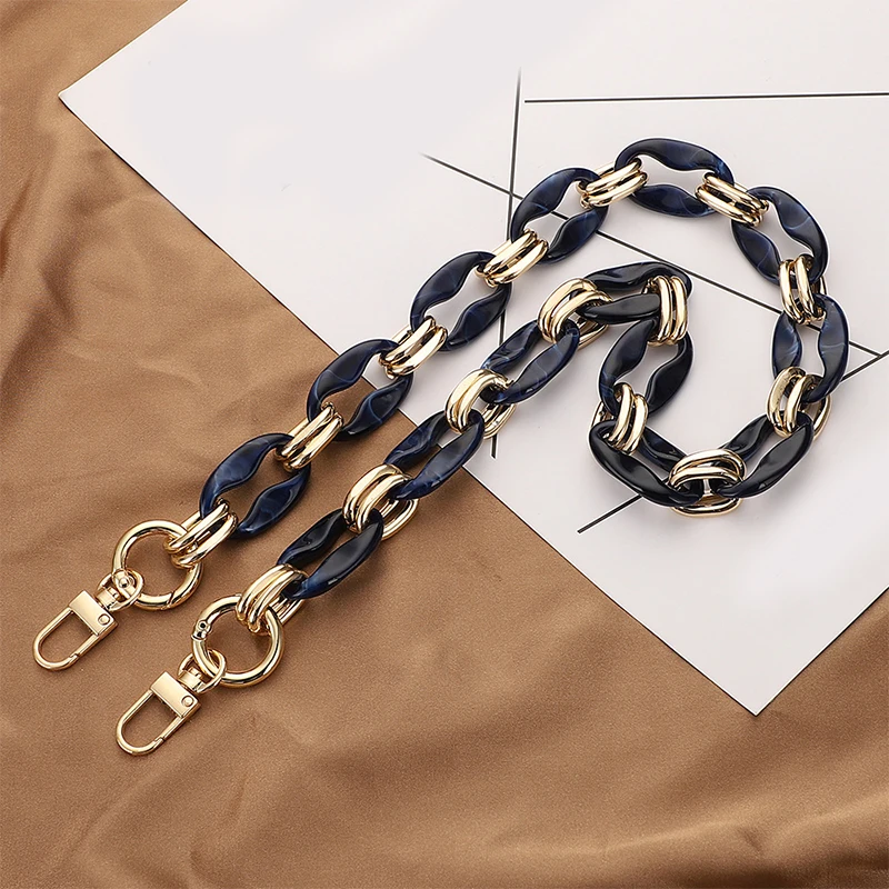 40/60cm Acrylic Bag Chain Bag Strap Removable Bag Accessories Women's High Quality Chain For Bags Purse Chain Bag Handle 2021