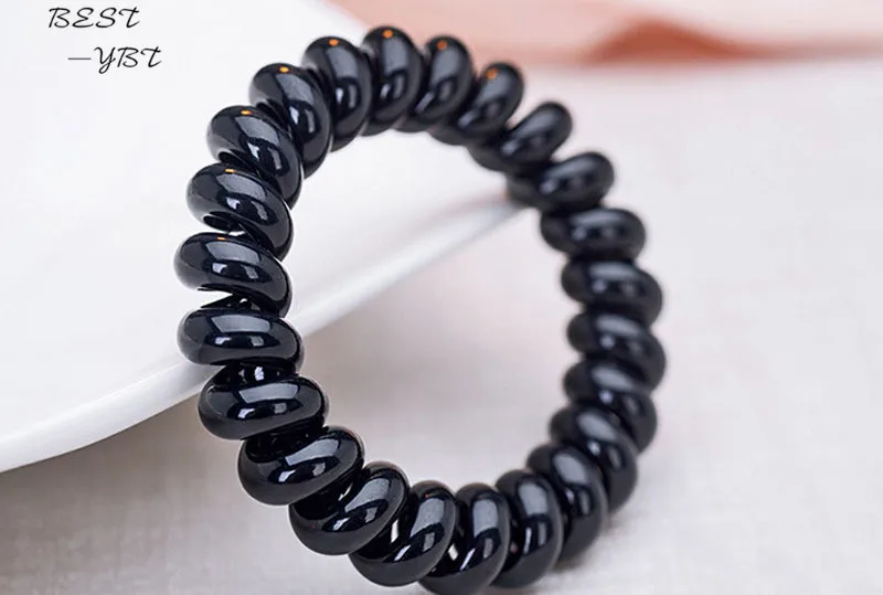 Резинка для волос черная эластичная 4 шт./лот|hair ties|hair accessoriesgirls hair bands |