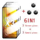 Защитное стекло для экрана Xiaomi Poco X3 NFC Pocophone M3, закаленное защитное стекло, пленка для объектива камеры на Pocox3 X 3 pocofone F2 Pro