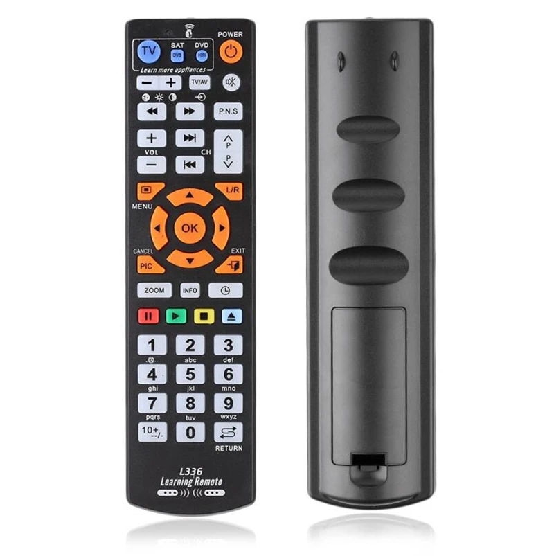 

100pcs/lot Universal Remote Control L336 Copy Smart Controller IR Remote Control With Learning Function for TV CBL DVD TV BOX