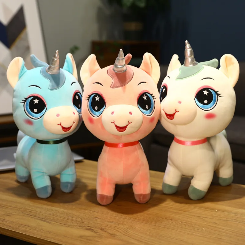 

Lovely Stuffed Animal Unicorn Doll Soft Plush Toys Christmas Gifts for Kids