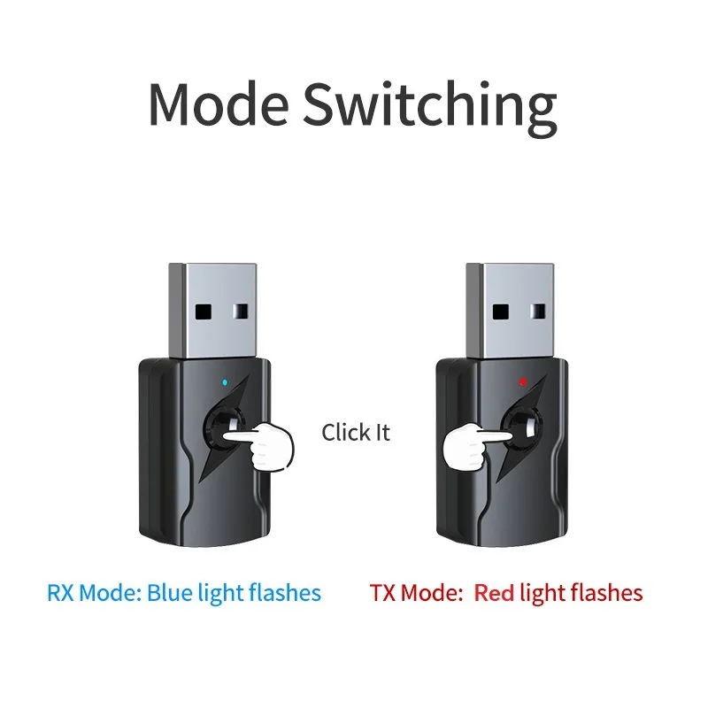 USB Bluetooth 5 0 передатчик приемник 4 в 1 адаптер AUX для ТВ ПК автомобильные наушники