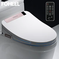 foheel smart toilet seat electronic bidet heated seat air drying self clean nozzle function knob lcd display toilet seats
