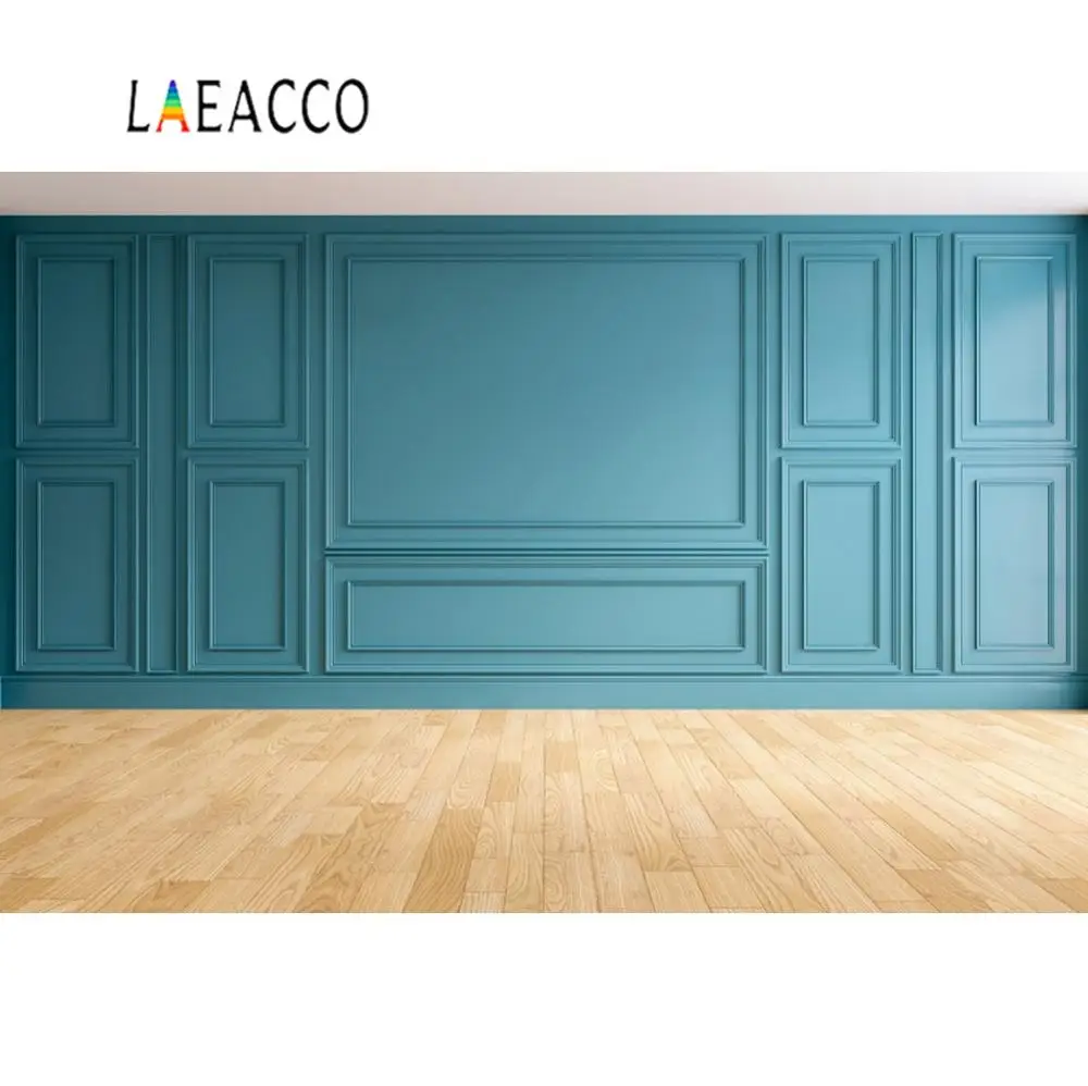 Laeacco Виниловый фон светильник фотосъемки светло голубой шикарный Фотофон для