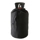 Чехол из ткани Оксфорд для газовой бутылки, черный чехол для резервуара с пропаном, уличный Водонепроницаемый Пылезащитный протектор для баллона с защитой от УФ-лучей, 31x59 см