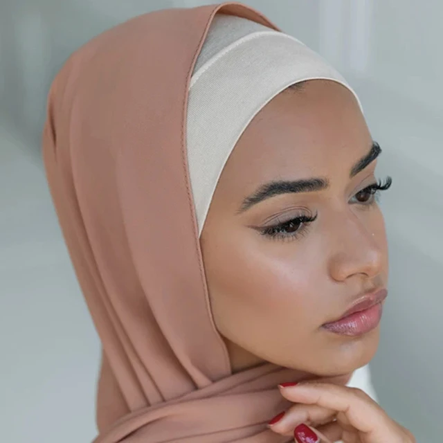 Мусульманская Underscarf Для женщин Вуаль Хиджаб Modal мусульманских шарф повязок на