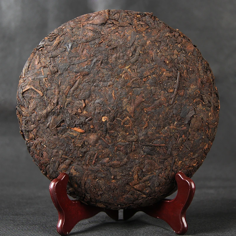 Yunnan Puɾr Tea Cooked Collection Edition Old Seven-seed Cake Menghai Dry Warehouse Chen Xiangcai 357g | Дом и сад