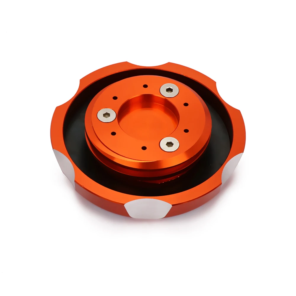 Motorcycle CNC Orange Billet Gas Fuel Petrol Tank Cap Cover For KTM SX SXF 85 125 150 250 350 450 TC85 TC125 TC250 FC 250-450 |