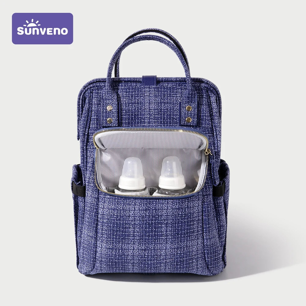 

Sunveno Fashion Diaper Bag Backpack Baby Bags for Mom Designer Travel Bag Organizer Stroller Nappy Maternity Bag Baby Changing