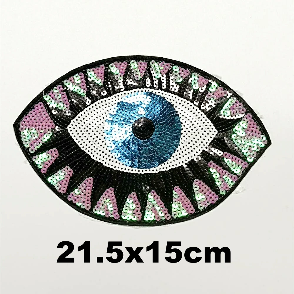 

DIY large embroidery big eyes animal cartoon patches for clothing QR-3230