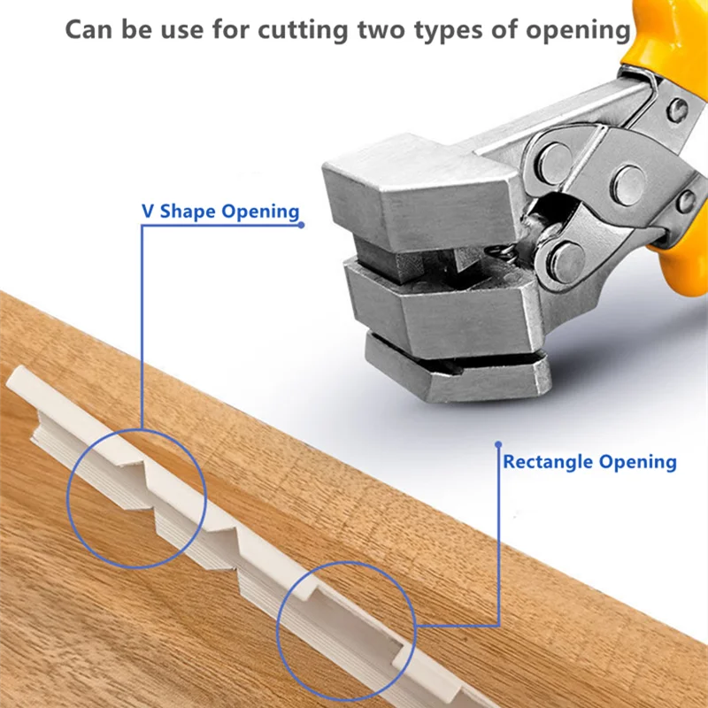 Модернизированные Клещи 2 в 1 для облицовки кромок Обжимные Щипцы прямоугольной